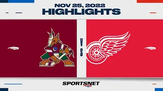 NHL Highlights | Coyotes vs. Red Wings - November 25, 2022