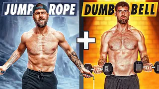 20 Min Jump Rope And DUMBBELL Workout