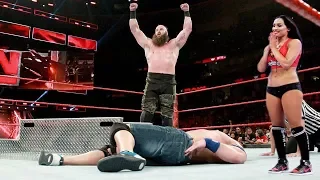Braun strowman vs. John Cena vs. Elias  Elimination Chamber Last - Raw, Feb. 5, 2018 Full Match HD