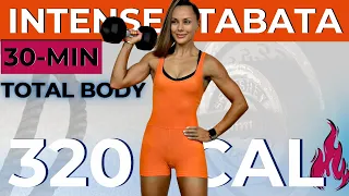 30-MIN TOTAL BODY TABATA WORKOUT + ABS (total body metabolic weight loss, lean muscle + belly fat)