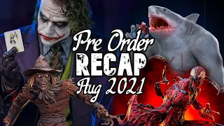 Sideshow Pre-Order Recap Aug 2021 ~ Scarecrow | Joker | King Shark & MORE!