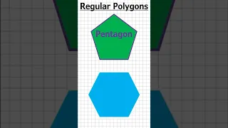 Different Types of Polygons (3 to 12-sided shapes) | Beat the Calculator #shorts