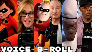 Incredibles 2 - Voice B-Roll, Bloopers, & Behind the Scenes - 2018