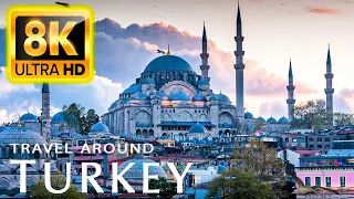 TURKEY with HD 8K ULTRA (60 FPS) - Travel to the best places in Turkey with relaxing music 8K TV