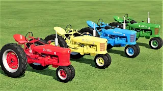 MINI TRACTORS OF COLORS ! TRANSPORT OF COLORS ! TRUCK OF COLORS! BALE SELLING! FARMING SIMULATOR 22