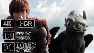 How to Train Your Dragon The Hidden World Trailer #1 (4K 60FPS) (HDR10) (Dolby Atmos)