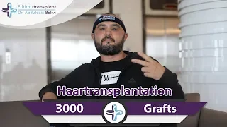 Dr. Balwi führt Haartransplantation mit 3000 Grafts durch | Elithairtransplant Istanbul