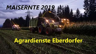 Agrardienste Eberdorfer | Maisernte | Häcksler, Abschieber, Kipper