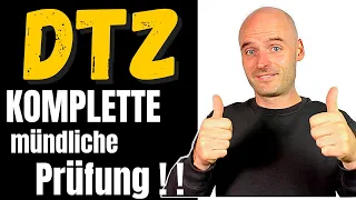 DTZ  B1 Telc KOMPLETTE Mündliche Prüfung | A2 B1