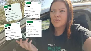 Is Driving for Uber Eats worth it? Tip Baiting, Double Orders, first day delivering 2023