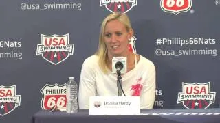 Jessica Hardy Press Conference 8 5 2014   USA Swimming National Championships