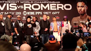 Gervonta Davis vs Rolando Romero FInal Press Conference Fireworks Between Teams! #davisromero