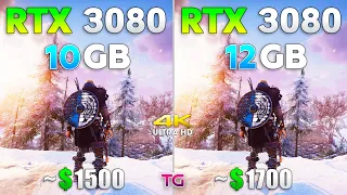 RTX 3080 12GB vs RTX 3080 10GB - Test in 10 Games