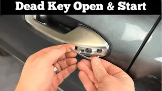 2020 - 2022 Hyundai Palisade - How to Unlock, Open & Start With Dead Remote Key Fob Battery