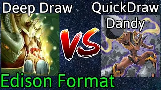 Giveaway + Deep Draw Dragon Vs Quickdraw Dandywarrior $200 Ironman Edison Format Yu-Gi-Oh! 2023