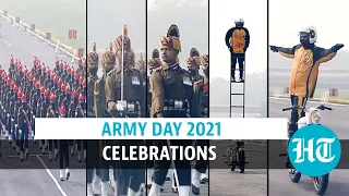 Army Day 2021: Watch stunning bike stunt show; PM Modi greets forces