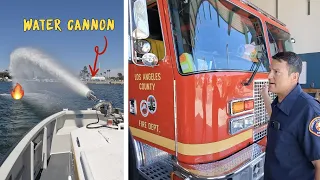 Fire Station Tour and Fire Rescue Boat with L.A. County Fire Department