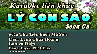 Karaoke liên khúc LÝ CON SÁO – Song ca - (Beat mới – Rất hay) | Giang