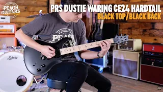 No Talking...Just Tones | PRS Dustie Waring CE 24 Hardtail Limited Edition - Black Top/Black Back