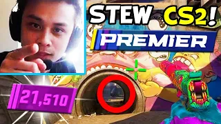 "THEY'RE CHEATING!!" - STEWIE PLAYS HIS FIRST GAME ON THE NEW OVERPASS IN CS2!