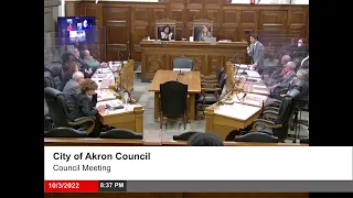 City of Akron Council Meeting - 10.3.2022