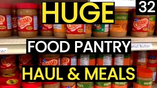 Food Pantry Haul & Food Bank Haul BLESSINGS! Frugal Living Vlog With Awesome Food Pantry Meals ENJOY