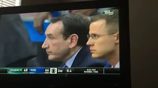 DUKE FAN REACTION TO LOSING TO MICHIGAN STATE