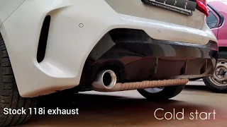 M135i exhaust ( sound ) fit on BMW 118i F40