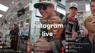 Aisha's instagram live ft. Ryan, Oliver & Peter (04/03/2023)