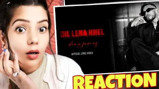 Dino James - Dil Lena Khel | R. D Burman | Official Lyric Video | DefJam India | Nishati React