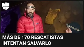 Temperaturas bajas y más de 4 litros de sangre: así es el rescate de científico atrapado en cueva