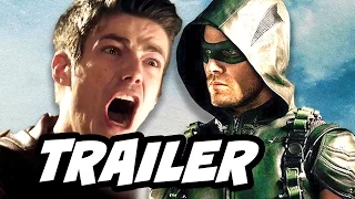 The Flash Season 3 Arrow Supergirl 4 Night Crossover Trailer Breakdown