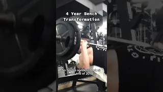 4 Year Bench Press Progression