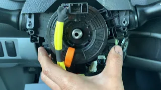 How To Replace Toyota Tacoma Airbag Clockspring - (Horn Not Working)