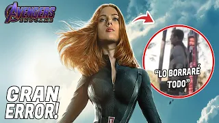 El GRAN ERROR de Endgame, Natasha NO MURI0 Y NO TE DISTE CUENTA!