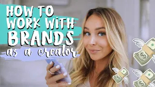 How to work with brands as a creator, what to charge for, and my 10k/month in brand deals strategies