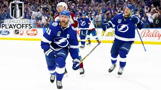 Dave Mishkin calls Lightning vs Avalanche highlights (Game 3, 2022 Stanley Cup Final)