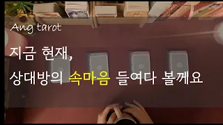 [타로/연애]  (썸,애매한관계,연애,재회) 지금 현재 그사람의 속마음