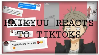 Haikyuu Reacts to TikToks     (Creds in description)