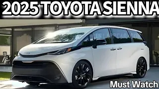 2025 Toyota Sienna minivan full information in detail