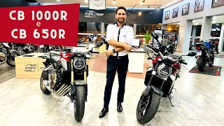 Comparativo CB 1000R e CB 650R