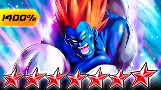 (Dragon Ball Legends) ZENKAI 7, 1400%, 14 STAR RED FUSION ANDROID #13! MASSIVE FAINT POTENTIAL!