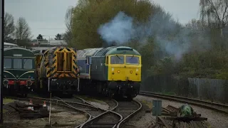 Class 47 and Class 50 action on the MNR 06/04/2019