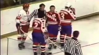1974 Summit Series Canada vs  USSR game2 period2