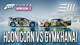 Forza Horizon 3 - "Hoonicorn" MUSTANG vs "Gymkhana" FOCUS RS RX (Drag/Drift/Rally) CHALLENGE!!!