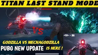 TITAN LAST STAND mode Pubg Mobile // godzilla and kong vs mechagodzilla NEW MODE | PUBG MOBILE #pubg