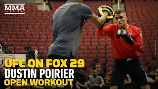 UFC on FOX 29: Dustin Poirier Open Workout Highlights - MMA Fighting