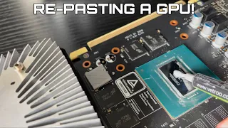 How To RE-PASTE A Lenovo Legion GPU!