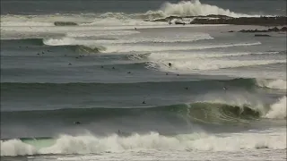 Snapper Rocks Superbank in cyclone mode August 2014...