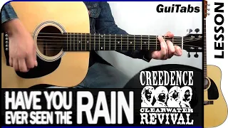How to play HAVE YOU EVER SEEN THE RAIN ☔ - Creedence Clearwater Revival / GUITAR Lesson 🎸 /GTbs#164